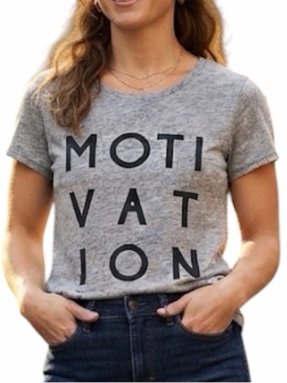 Athleisure Clean Girl Muscle Tee Gray Cap Sleeve Workout Gym T-Shirt Joe Fresh S